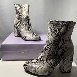 Snake booties madden